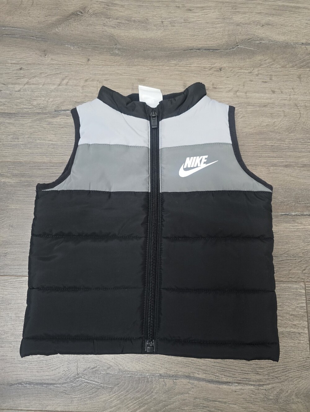 Nike Puffer Vest Infant 12 Month Black Grey